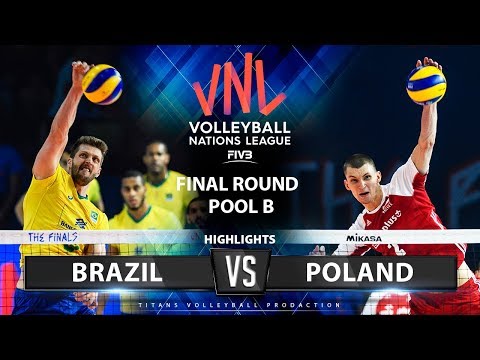 Brazil vs Poland | Highlights | Final Round Pool B | Men's VNL 2019