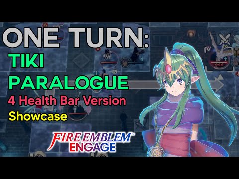 Fire Emblem: Engage | Tiki Divine Paralogue in One Turn | 4 Health Bar Version Showcase (Maddening)