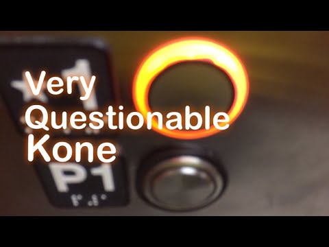 Questionable 2013 Kone KSS 370 EcoSpace Traction Elevator at Rexall in New Westminster BC