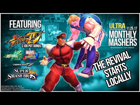 Ultra Monthly Mashers 9: USF4 $100 Pot Bonus, GGXrd,  Smash 4, Tekken 7, (#GiG)