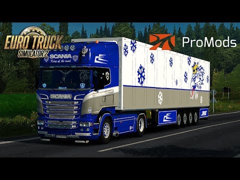 [ETS2] Scania R Streamline modifications v2.2.1 by RJL & ProMods 2.20 Osnabrück - Londonderry/Derry