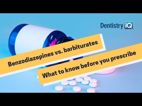Benzodiazepines vs. barbiturates: What to know before you prescribe