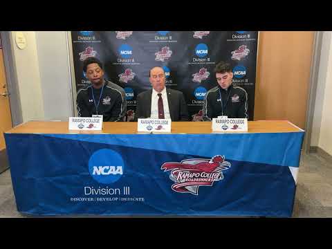 Ramapo postgame news conference: First round, 2025 MBB NCAA Tournament