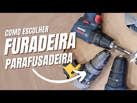 Como escolher sua primeira furadeira/parafusadeira | curso de marcenaria aula 07