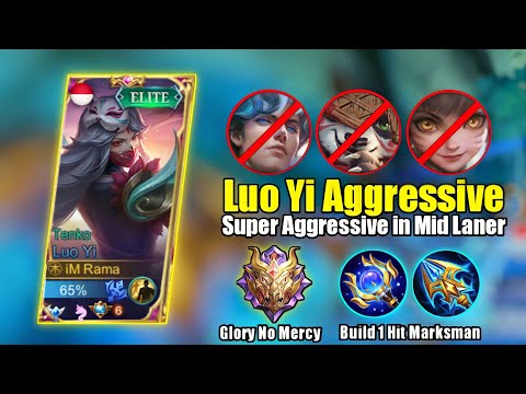 This is How Luo Yi Wins in Mid Laner (Easy Win) Luo Yi Top 1 Global 2022 - Mobile Legends