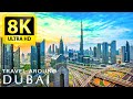 Dubai 8K Video Ultra HD United Arab Emirates 60 FPS Drone Video With Relaxing Music