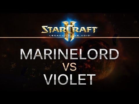 StarCraft 2 - LOTV - MarineLorD (T) v viOLet (Z) on Lerilak Crest