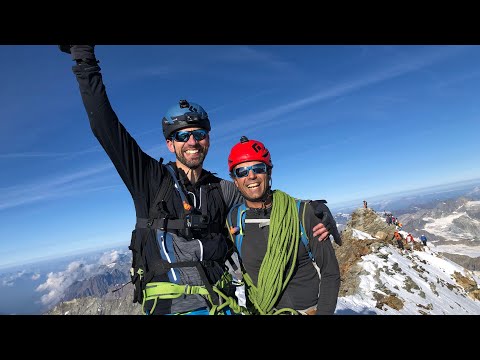 Matterhorn Besteigung 4478 m am 13.09.2021 über Hörnligrat, Karsten Flau mit Walter Rossini