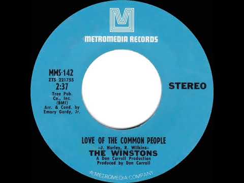 1969 HITS ARCHIVE: Love Of The Common People - Winstons (stereo 45)