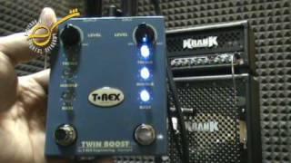 Video thumbnail for T-REX Twin Boost clean SWAMP  - test E-GITARA.net.pl - demo na KRANK REV Jr PRO by E-GITARA.net.pl