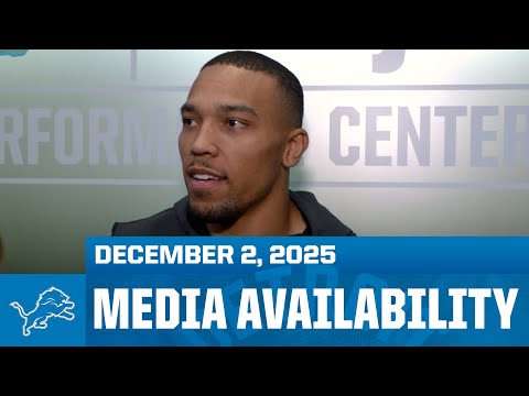 Amon-Ra St. Brown meets with the media | December 2, 2025