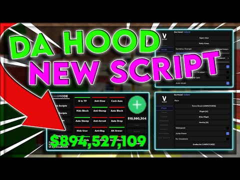 [OP] ROBLOX | Da Hood Script Hack GUI | Auto Farm |...