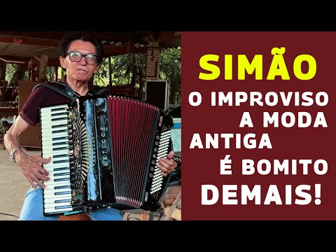 SIMÃO mão BOBA FAZ IMPROVISO INCRÍVEL ao tocar CLÁSSICOS de NOCA DO ACORDEON AO VIVO