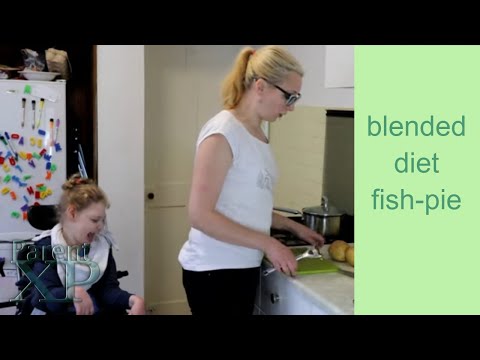 Fish Pie blended diet recipe