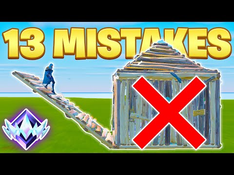 13 Mistakes Every FORTNITE Player MAKES...
