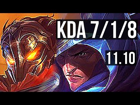 VIKTOR vs TALON (MID) | 7/1/8, 65% winrate | NA Diamond | v11.10