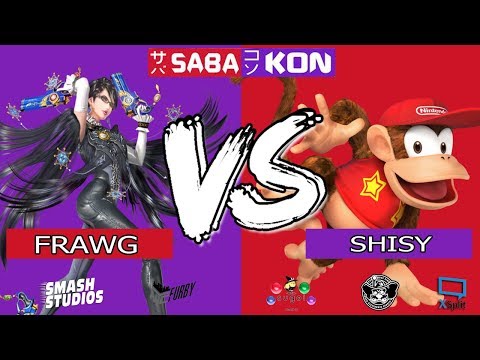 Sabakon 2018: Smash 4 - Frawg (Bayonetta) vs Shisy (Diddy Kong) - Losers Semis