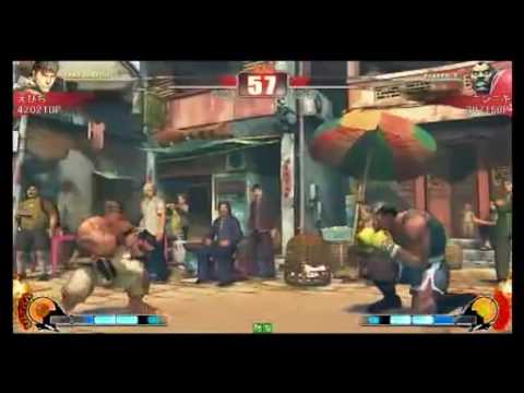 SF4:Ebichi (Ry) vs Ninniki (Bi) - Team Kita vs Team Minami - 05-09-2009