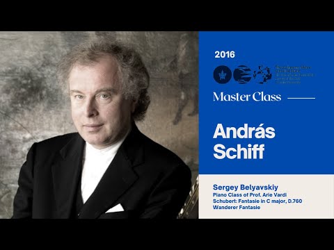 Sir András Schiff Piano Master Class 2016 - Sergey Belyavskiy
