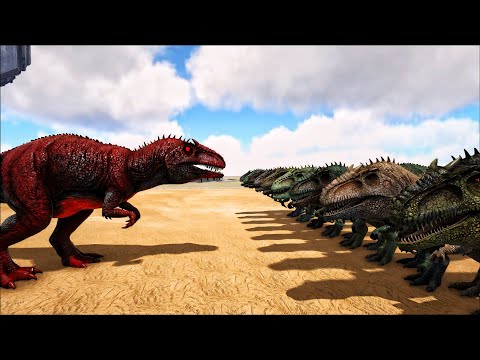 Apex Giganotosaurus VS ARK Vanilla Giganotosaurus | ARK Dino's Battle
