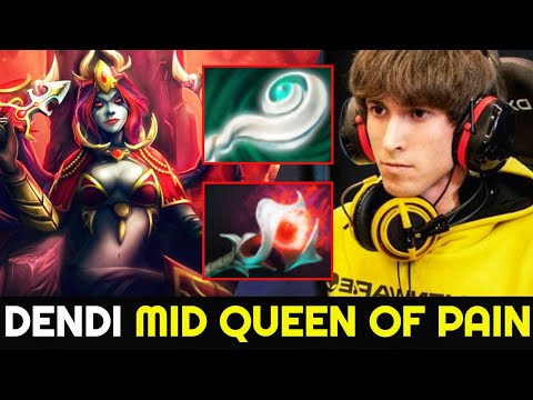 24min Fast Game Ez MMR - DENDI Queen of Pain 7.26 Dota 2