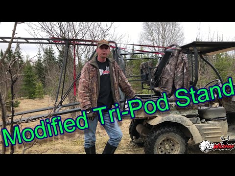 DIY Modified Tripod Stand Ameristep Mod to suit your needs