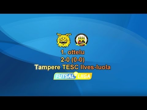 Futsal-Liigan 1. finaali Ilves FS-Tervarit 2-0 (0-0) 19.4.
