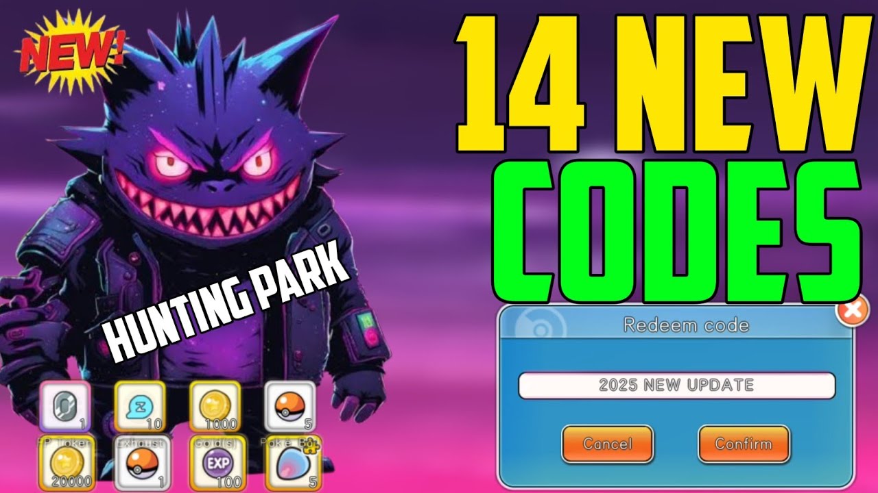 New Hunting Park All Gift codes 2025|Free Codes Hunting Park-How to Redeem Codes Hunting Park codes