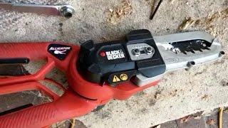 How to Fix a Black and Decker Alligator Chain Saw