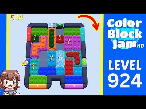 Color Block Jam Level 514 (924) Solution Walkthrough
