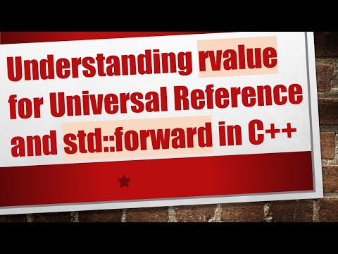 Understanding rvalue for Universal Reference and std::forward in C+ +