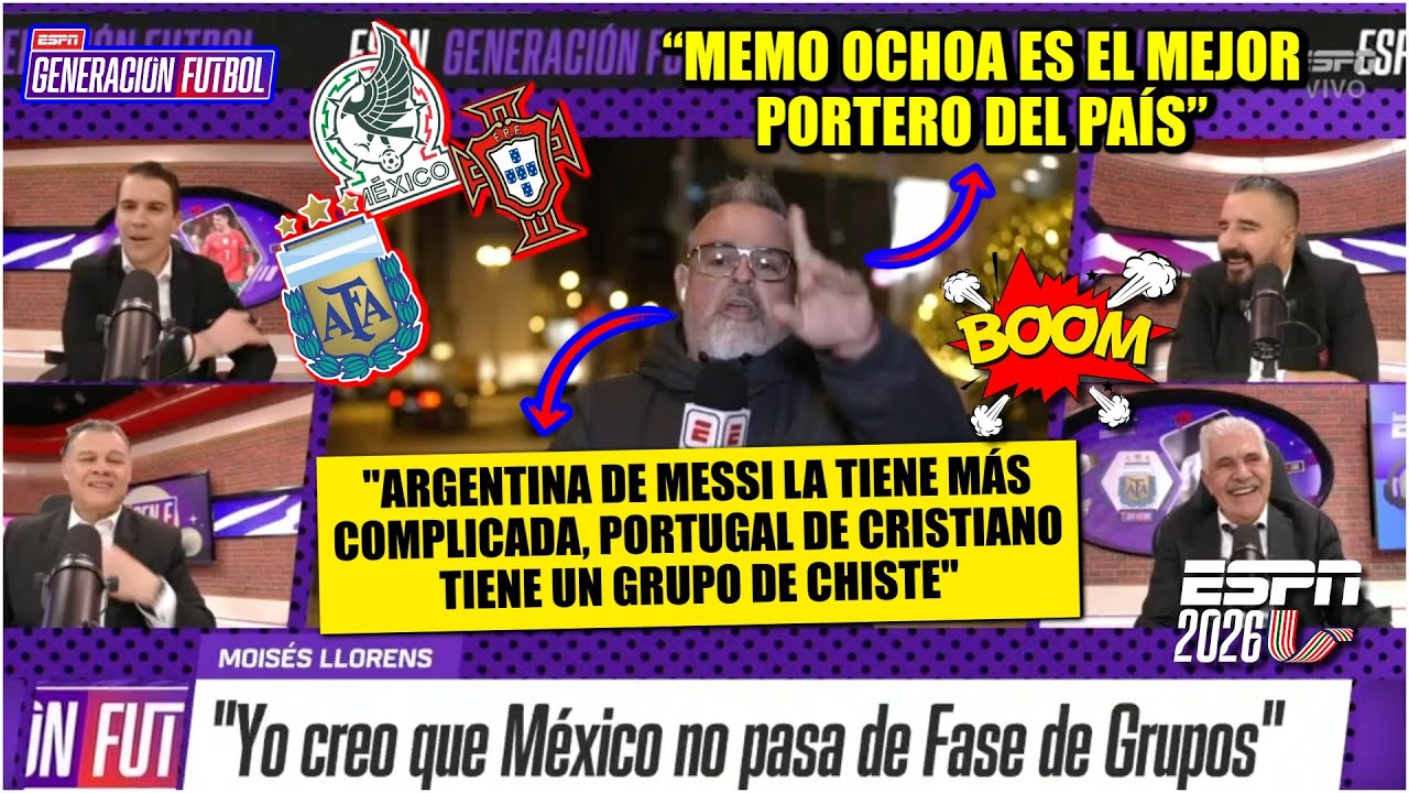 EXPLOSIVA DISCUSIÓN por ARGENTINA, PORTUGAL y OCHOA que considera clave para MÉXICO | Generación F