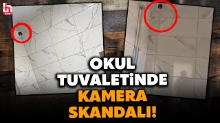 MÜDÜR GÖREVDEN ALINDI! Isparta'da bir okul tuvaletinde kamera SKANDALI! İşte det