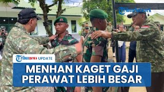 Menhan Sjafrie Kaget Gaji Perawat Lebih Besar dari Prajurit saat Sidak Anak Buah: Tak Boleh Bercerai