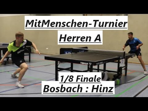 MitMenschen-Turnier Herren A [1/8 Finale] | L.Bosbach(2190TTR) gegen J.Hinz(2050TTR)
