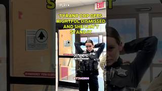 Tyrant Cop Gets Rightfully Dismissed, walk of shame #cops #idrefusal #tyrant #unlawful #police