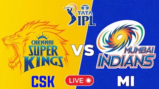 Chennai Super Kings vs Mumbai Indians || IPL Match Live #tataipl2022