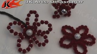 preview picture of video 'DIY How to make Beaded Flower - JK Arts 028'