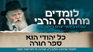 כל יהודי הוא ספר תורה - סיום מסכת מגילה • שיעור 3 | פרשת חוקת (הרב יוסף יצחק ג'ייקובסון) - התמונה מוצגת ישירות מתוך אתר האינטרנט יוטיוב. זכויות היוצרים בתמונה שייכות ליוצרה. קישור קרדיט למקור התוכן נמצא בתוך דף הסרטון