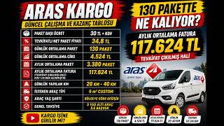 ARAS KARGO 2026 GÜNCEL KAZANCLAR ESNAF KURYE MODELİ.