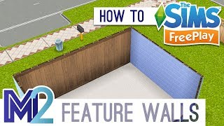 Sims FreePlay - Feature Walls Tutorial (Early Access)