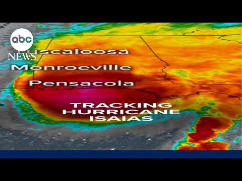 Tracking Hurricane Isaias as it approaches the Gulf Coast