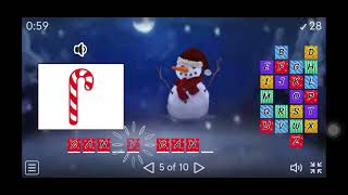 Wordwall - Christmas Hangman (Hangman) (Christmas) - (Full Gameplay) (70 Pts.)