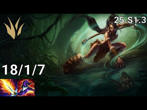 Nidalee Jungle vs Jarvan IV - EUW diamond | Patch 25.S1.3