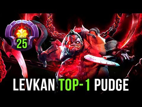 Levkan~_^ The Art of Pudge - Master Tier LVL 25 Dotaplus - EPIC Gameplay Compilation Dota 2
