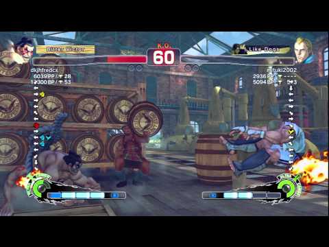 SSF4 AE Ver. 2012: dkjhfredcx [Honda] vs. mituki2002 [Abel] - PSN Ranked Match