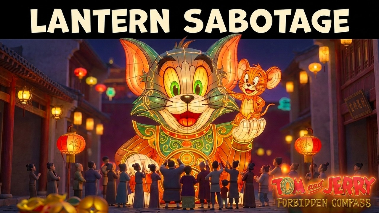 Miniature de la vidéo Lantern Sabotage Scene du film Tom et Jerry : La boussole de voyage