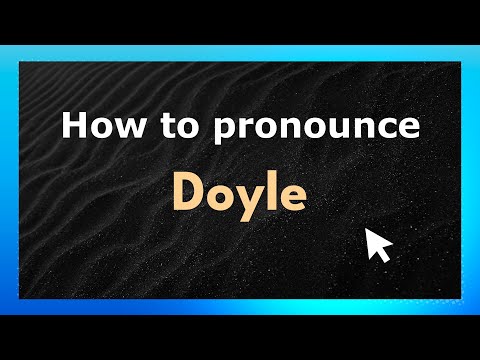 How to pronounce Doyle