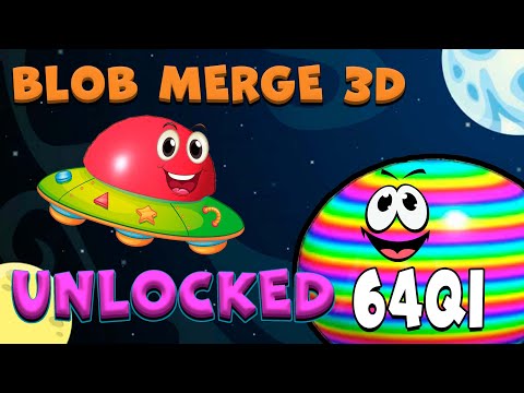 Blob Merge 3D | Unlocked 64Qi | walkthrough/gameplay