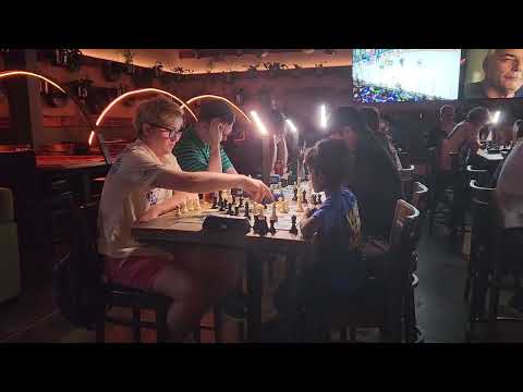 Usara Evin vs (GM)Belous, Vladimir   @ FIDE & USCF rated blitz tournament